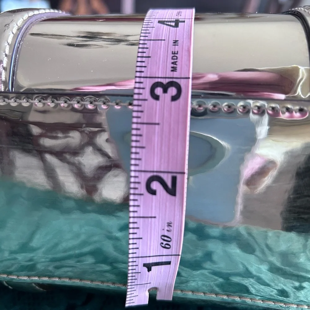 Metallic Gold MICHAEL KORS Small Duffle Crossbody/ Pale Gold - Picture 8 of 9